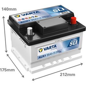 062 Varta (mercedes SL Starter) Dynamic SLI Auxiliary Car Battery 35Ah AUX1